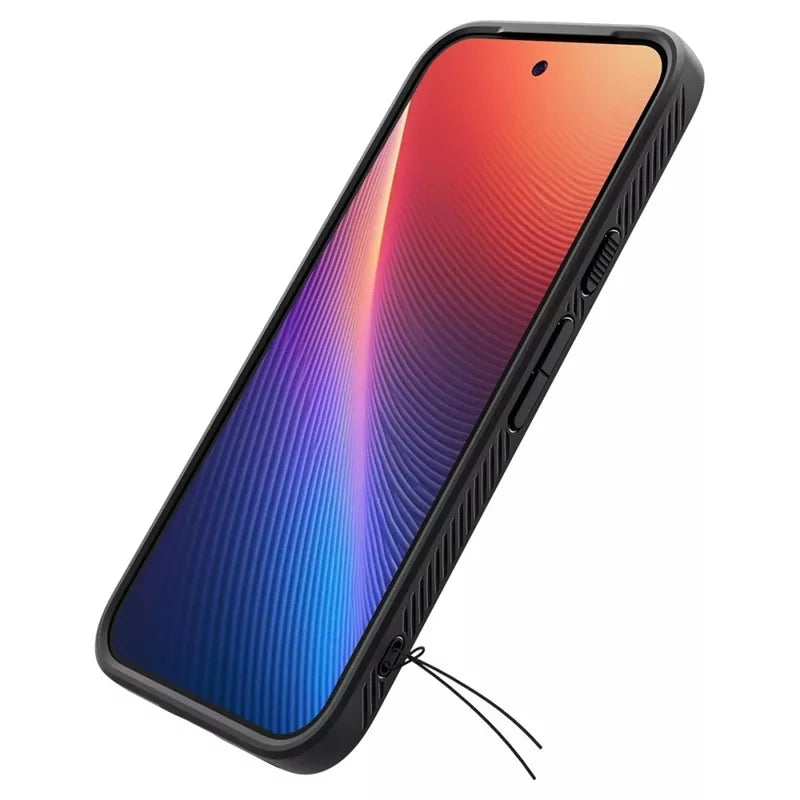 Spigen Liquid Air - dėklas, skirtas Google Pixel 9a (matinė juoda)