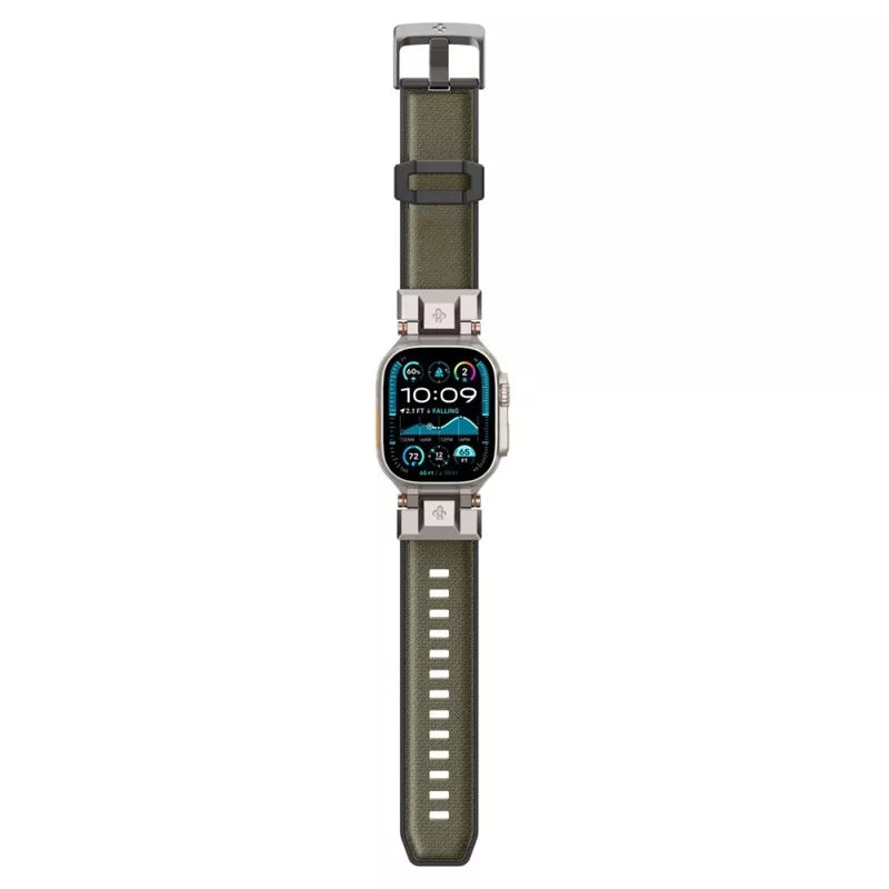 Spigen DuraPro Armor – Apyrankė, skirta Apple Watch 44/45/46/49 mm (karinė žalia)
