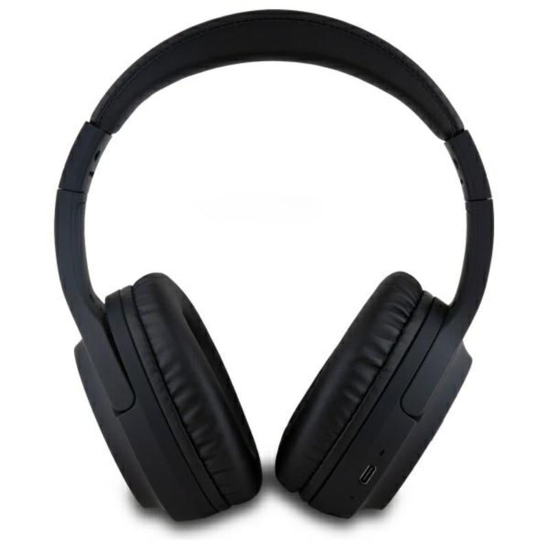 DKNY Arch Logo – Belaidės „Bluetooth“ ausinės ant ausų V5.3 (juodos)
