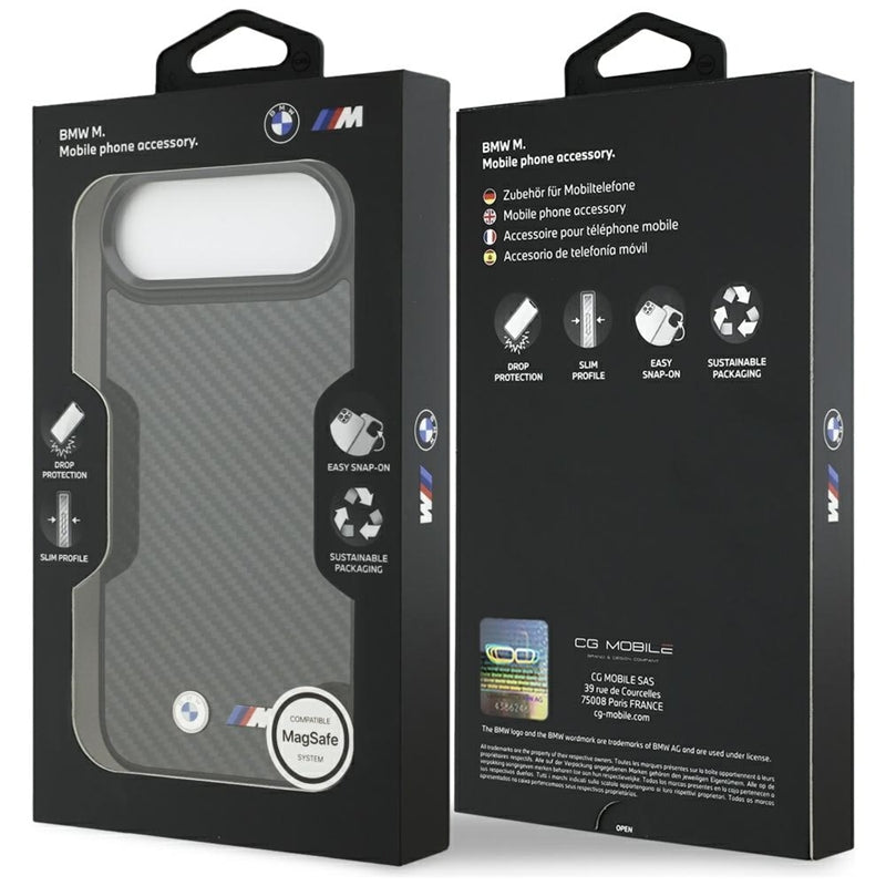 BMW M Kevlar Matinis MagSafe dėklas iPhone Air (juodas)