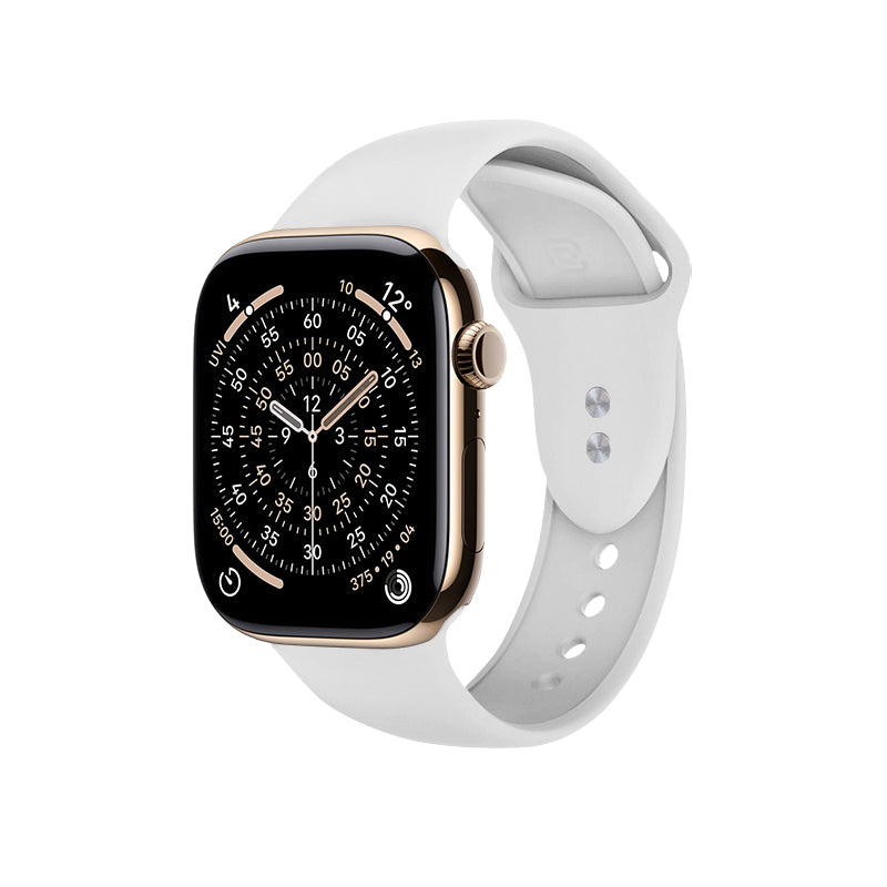 Crong Liquid – Dirželis skirtas Apple Watch 38/40/41/42 mm (baltas)