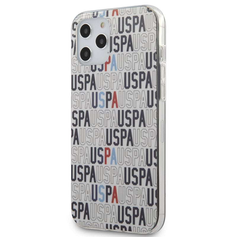 US Polo Assn Logo Mania – „iPhone 12 Pro Max“ dėklas