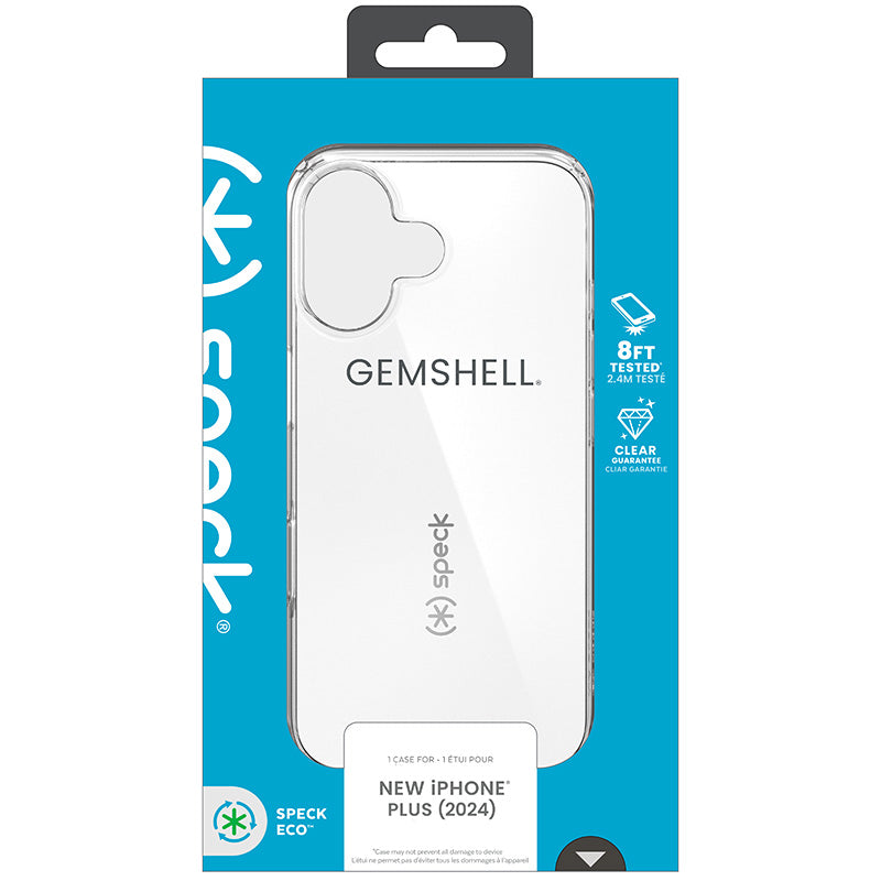 Speck Gemshell – Dėklas iPhone 16 Plus (Skaidrus)