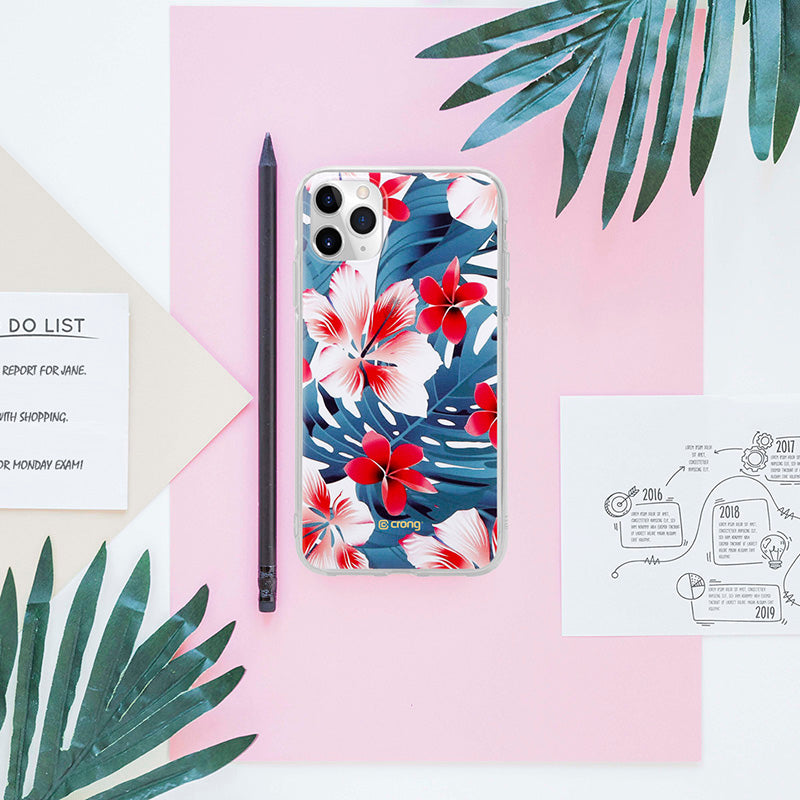 Crong Gėlėtas dėklas – iPhone 11 Pro dėklas (Raštas 03)