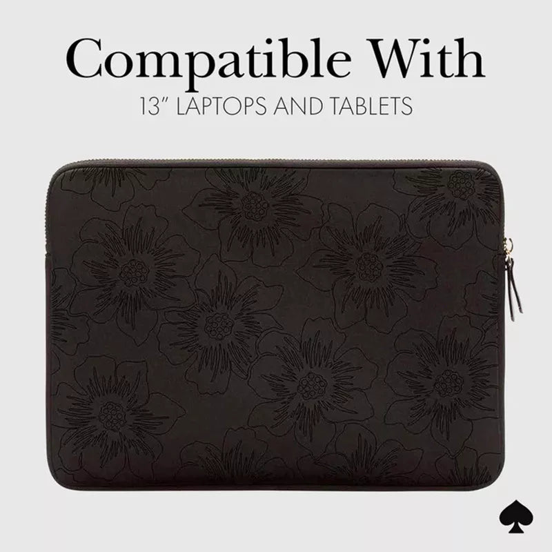 Kate Spade New York Plonas dėklas – MacBook Pro 13" / MacBook Air 13" / Nešiojamas kompiuteris 13" (Atvirkštinis Hollyhock)