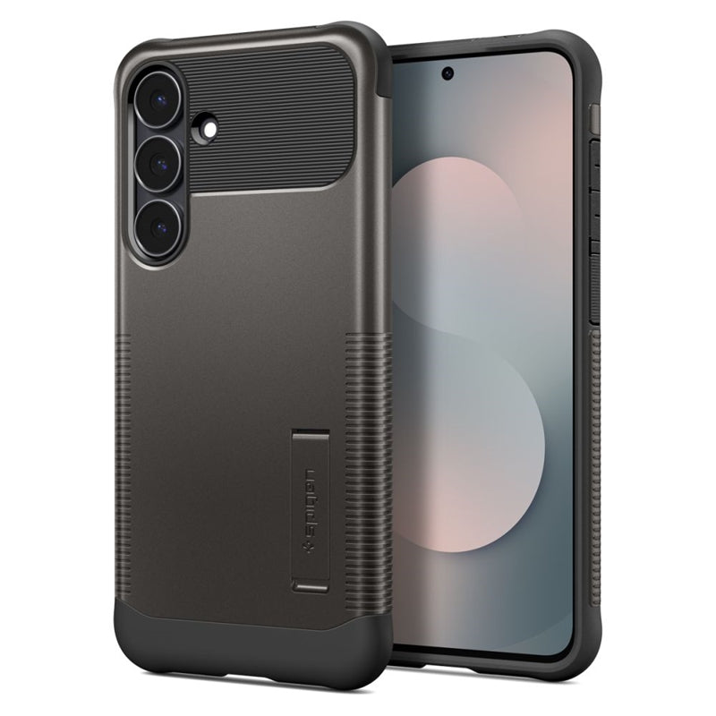 Spigen Slim Armor Mag MagSafe dėklas, skirtas Samsung Galaxy S25 FE (Gunmetal)