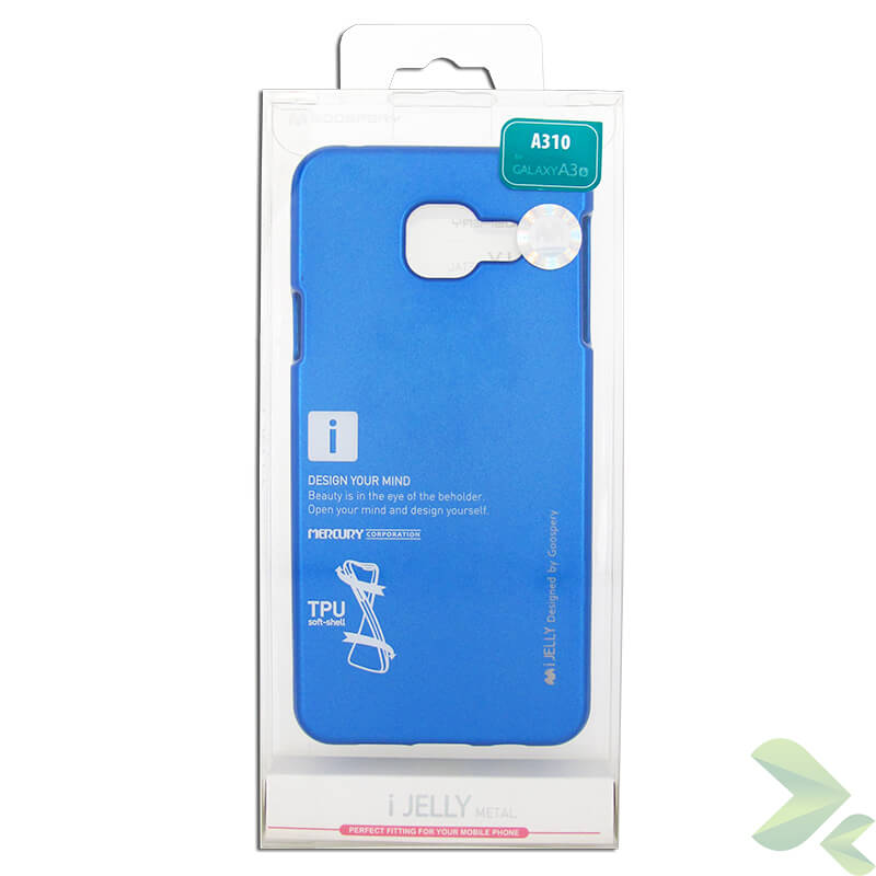 Mercury I-Jelly – Dėklas Samsung Galaxy A3 (2016) (Mėlyna)