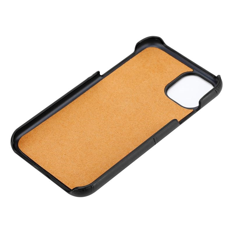 Crong Neat Cover – iPhone 11 Pro dėklas su kišenėlėmis (juodas)
