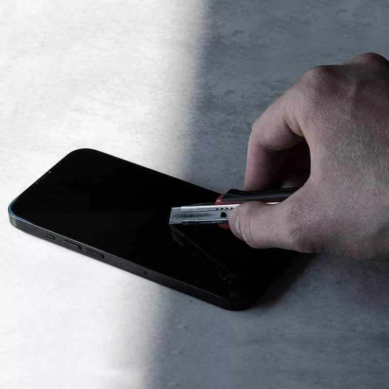 "Crong 7D Nano Flexible Glass" - visiškai dengianti hibridinė ekrano apsauga 9H "iPhone 14 Pro