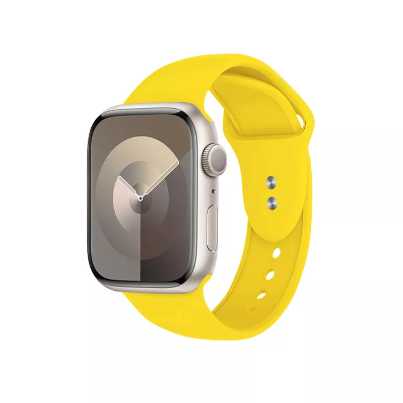 Crong Liquid – Dirželis Apple Watch 38/40/41/42 mm (geltonas)