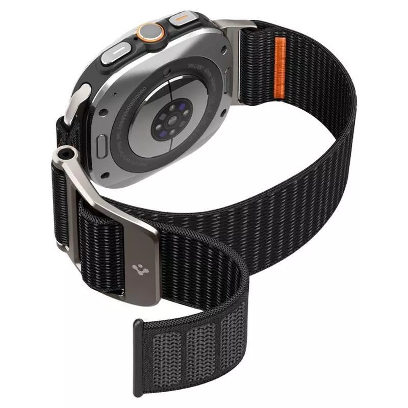 Spigen DuraPro Flex – Dirželis, skirtas Samsung Galaxy Watch Ultra 47 mm (2025/2024) (Juodas)
