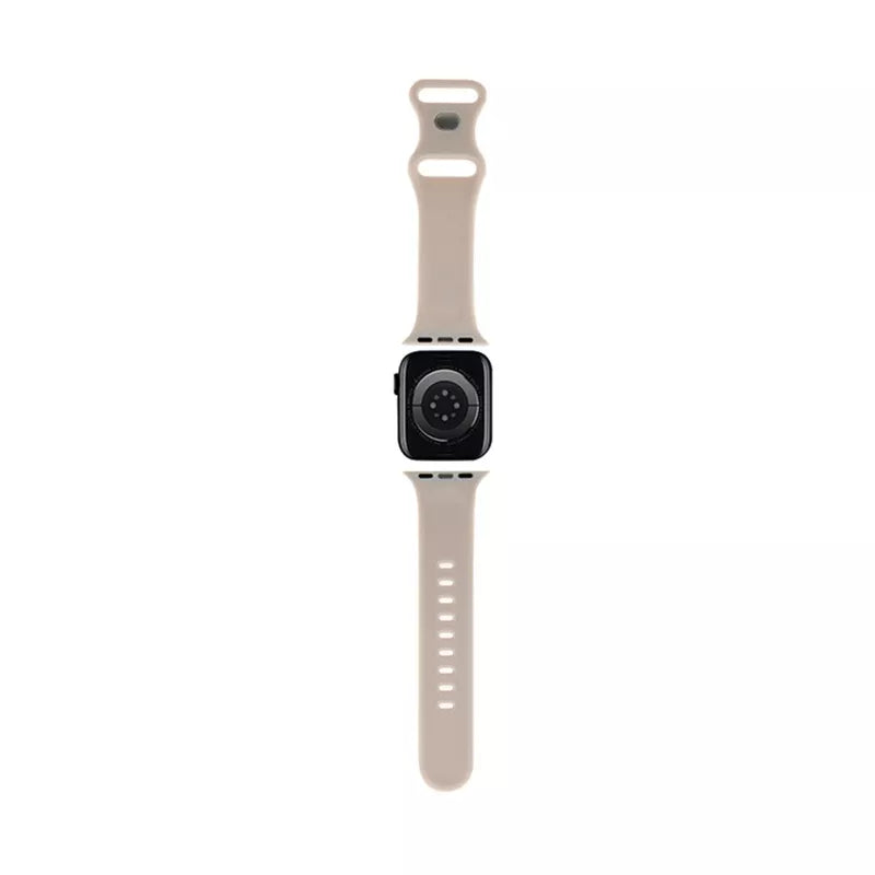 „Hello Kitty“ silikoninis „Kitty“ galvos dirželis, skirtas „Apple Watch“ 38/40/41 mm (smėlio spalvos)