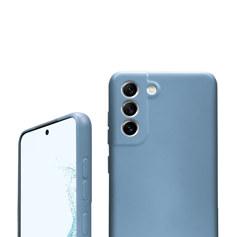 Crong spalvos dėklas - Samsung Galaxy S22+ dėklas (mėlynas)