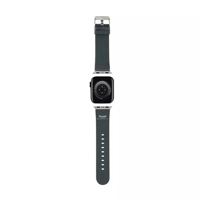 Hello Kitty dirželis Kitty Head - dirželis Apple Watch 38/40/41 mm (juodas)