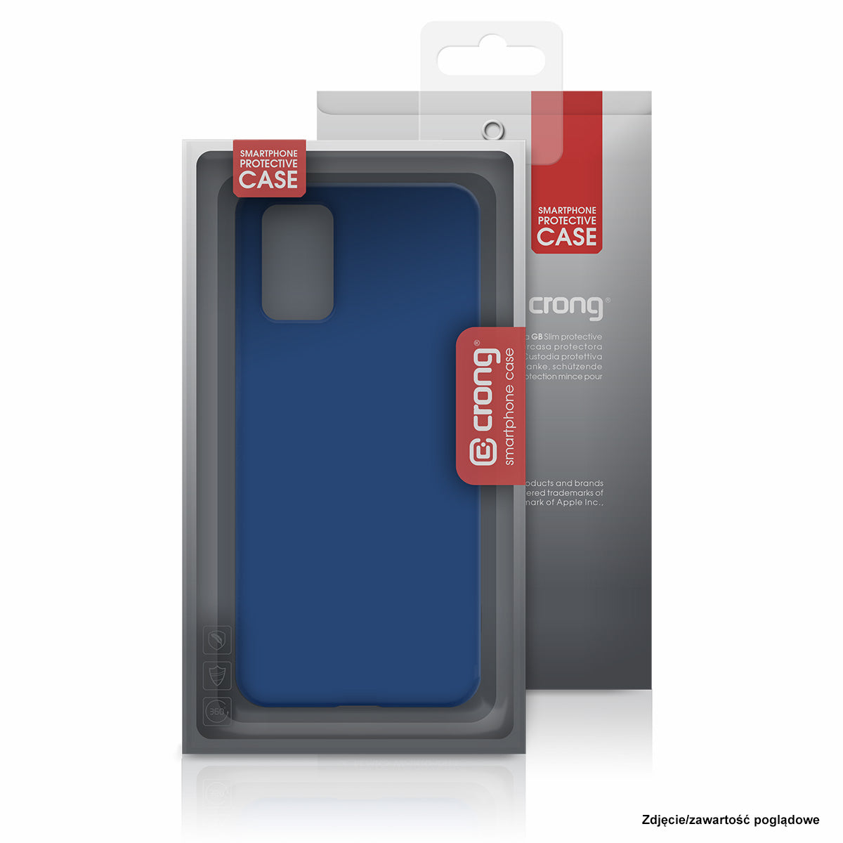 Crong Crystal Slim dėklas - Samsung Galaxy S20 Ultra dėklas (Permatomas)