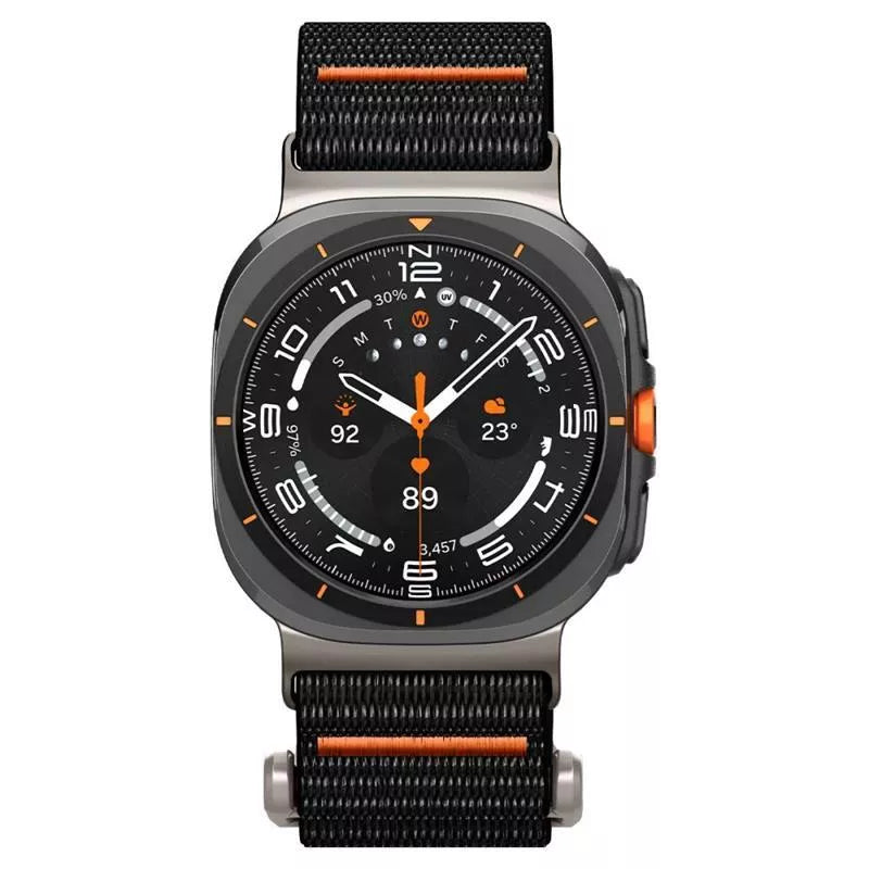 Spigen DuraPro Flex – Dirželis, skirtas Samsung Galaxy Watch Ultra 47 mm (2025/2024) (Juodas)