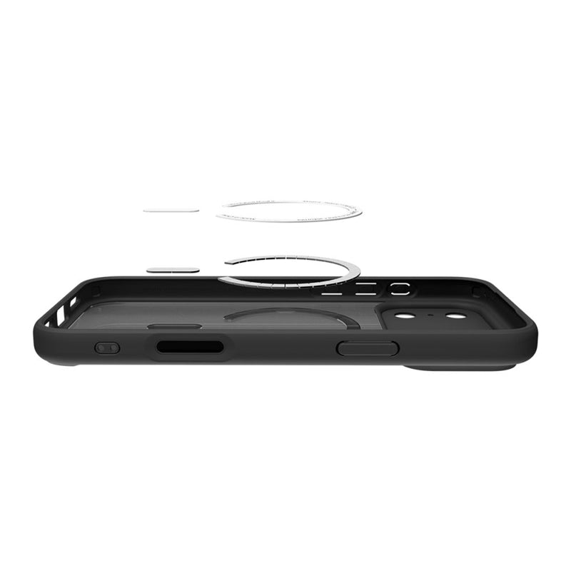 Spigen Ultra Hybrid Mag MagSafe - Dėklas skirtas iPhone 17 Pro (Šerkšno juodas)