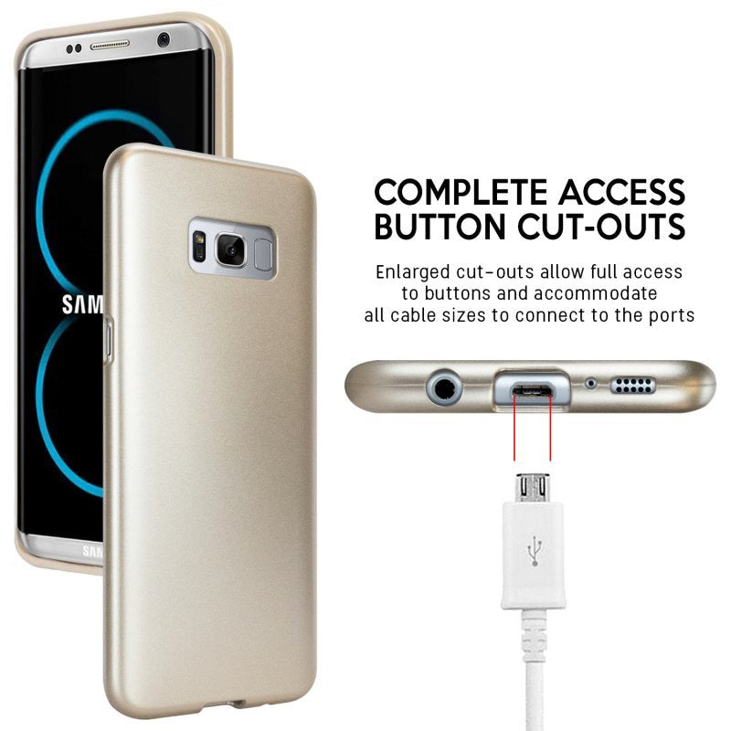 Mercury I-Jelly - dėklas Samsung Galaxy S8+ (auksinis)