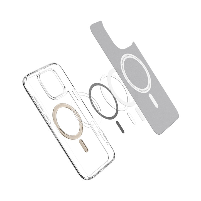 Spigen Ultra Hybrid Mag MagSafe - Dėklas skirtas iPhone 16 Pro Max (auksinis)