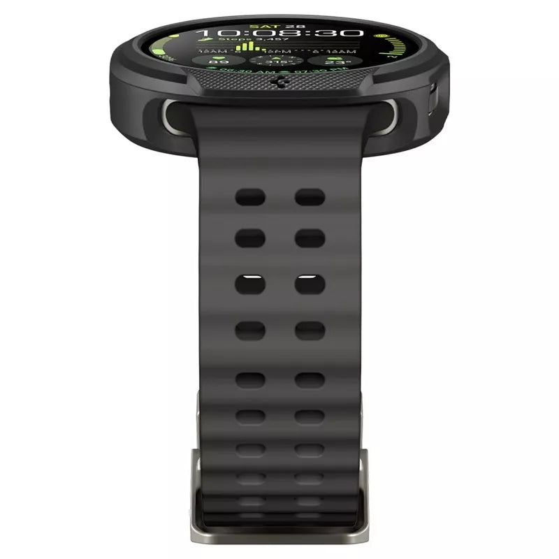 Spigen Liquid Air – Dėklas, skirtas Samsung Galaxy Watch 8 40 mm (Matinė juoda)