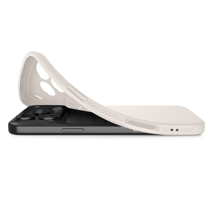 Spigen Liquid Air – Dėklas iPhone 17 Pro (Natūralaus Titano)