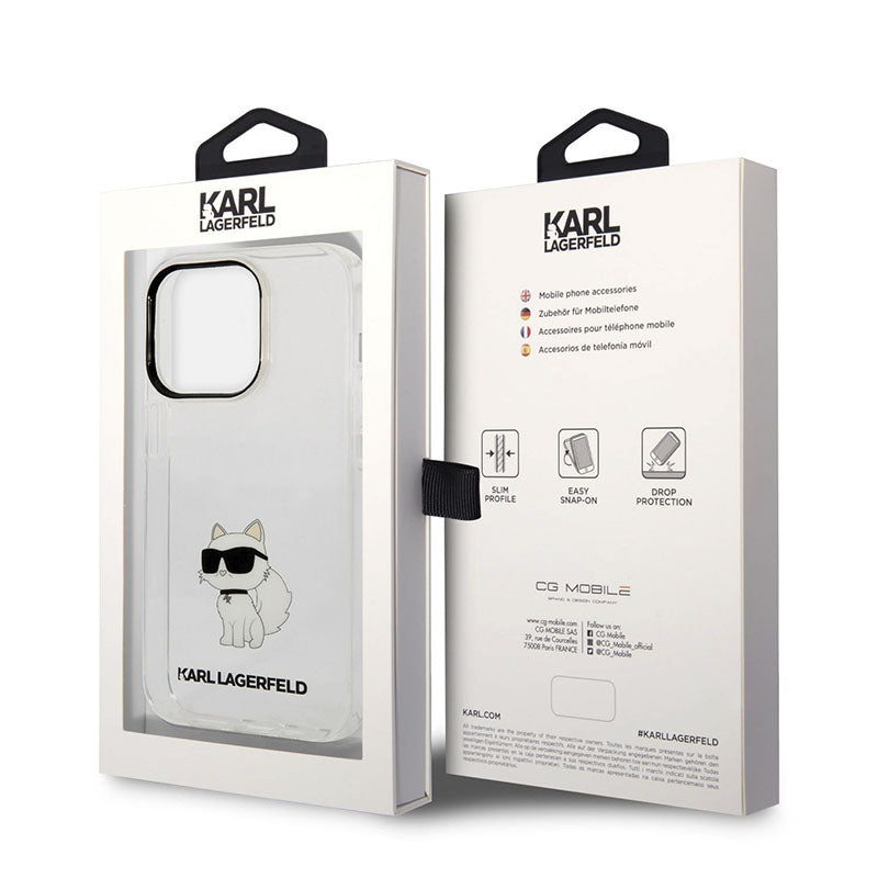 Karl Lagerfeld IML NFT Choupette – dėklas, skirtas iPhone 14 Pro (skaidrus)