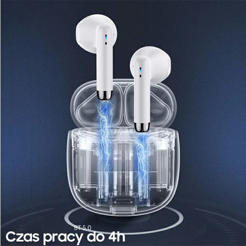 USAMS IA serija – „Bluetooth 5.0“ TWS ausinės + įkrovimo dėklas (tamsiai mėlyna)