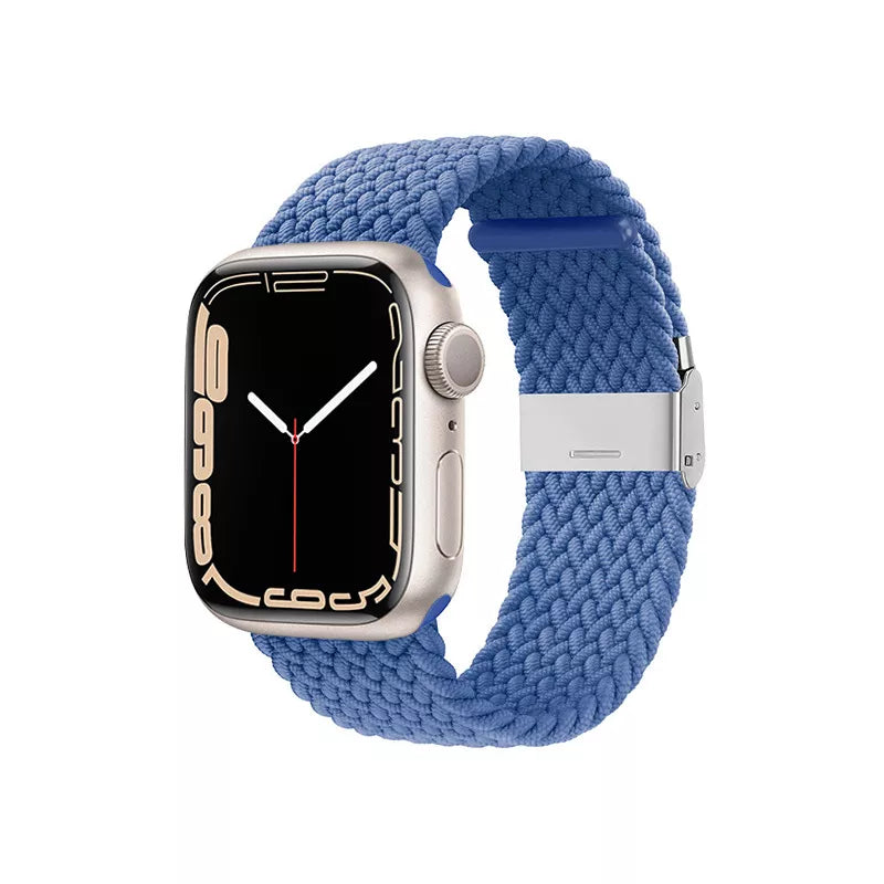 Crong Wave Band – Pintinė apyrankė skirta Apple Watch 44/45/46/49 mm (mėlyna)