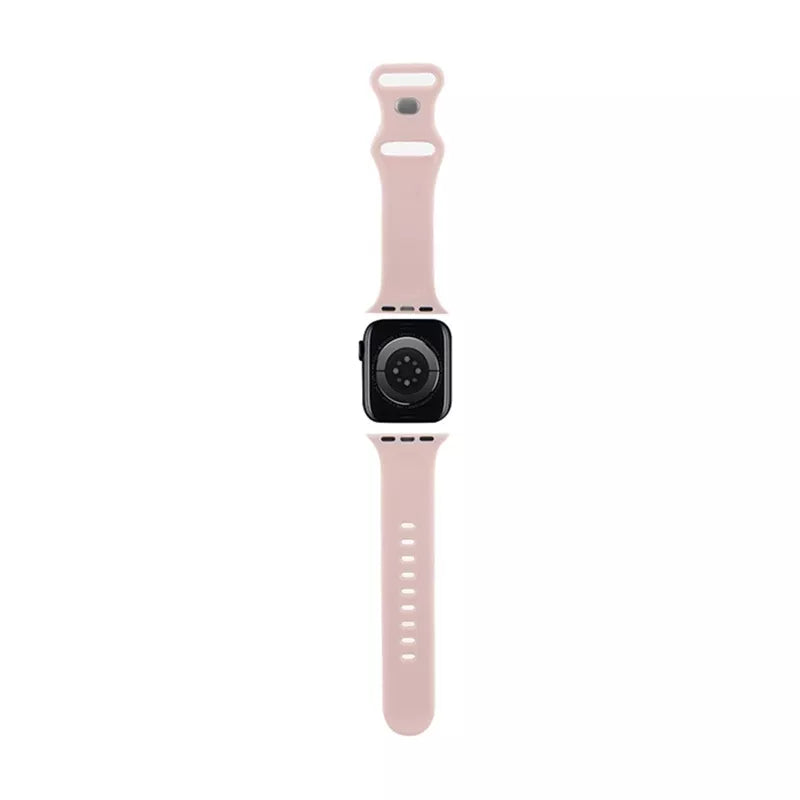 Hello Kitty silikoninės etiketės „Grafiti“ – „Apple Watch 38/40/41 mm“ dirželis (rožinis)