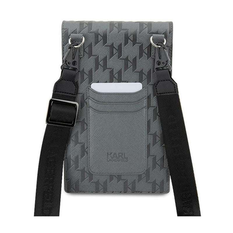 Karl Lagerfeld Saffiano Monogram Choupette - Telefono per peti (sidabras)