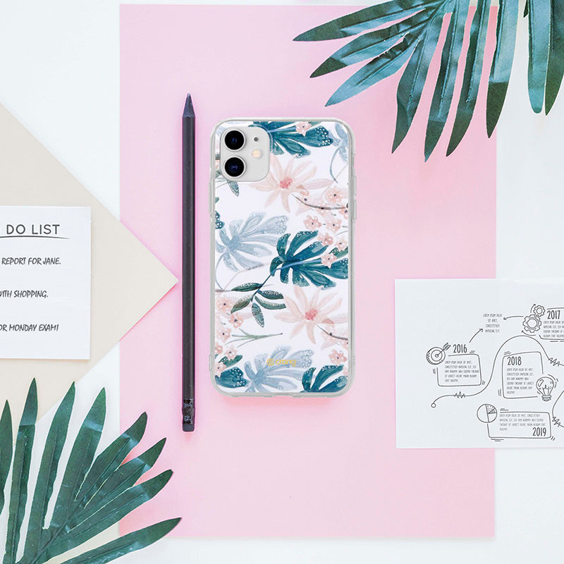 Crong gėlės dėklas – iPhone 11 dėklas (Raštas 01)