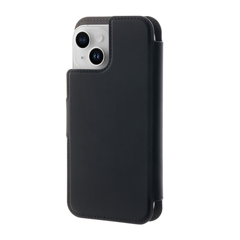 PURO Folio MagSafe dėklas - dėklas 2in1 skirtas iPhone 15 Plus / 14 Plus / 12 Pro Max (juodas)
