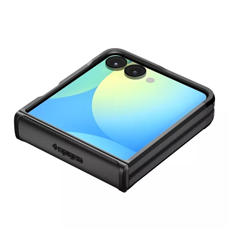 Spigen Slim Armor Pro Mag MagSafe - dėklas, skirtas Samsung Galaxy Z Flip 7 (juodas)