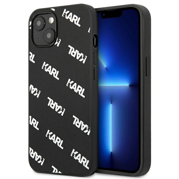 Karl Lagerfeld Allover - dėklas iPhone 13 Mini (juodas)