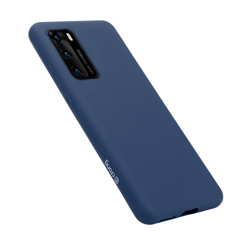Crong Color Cover – Lankstus dėklas, skirtas Huawei P40 (Mėlyna)