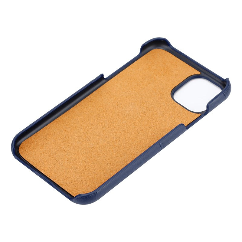 Crong Neat Cover – PU odos dėklas, skirtas iPhone 11 Pro (mėlynas)