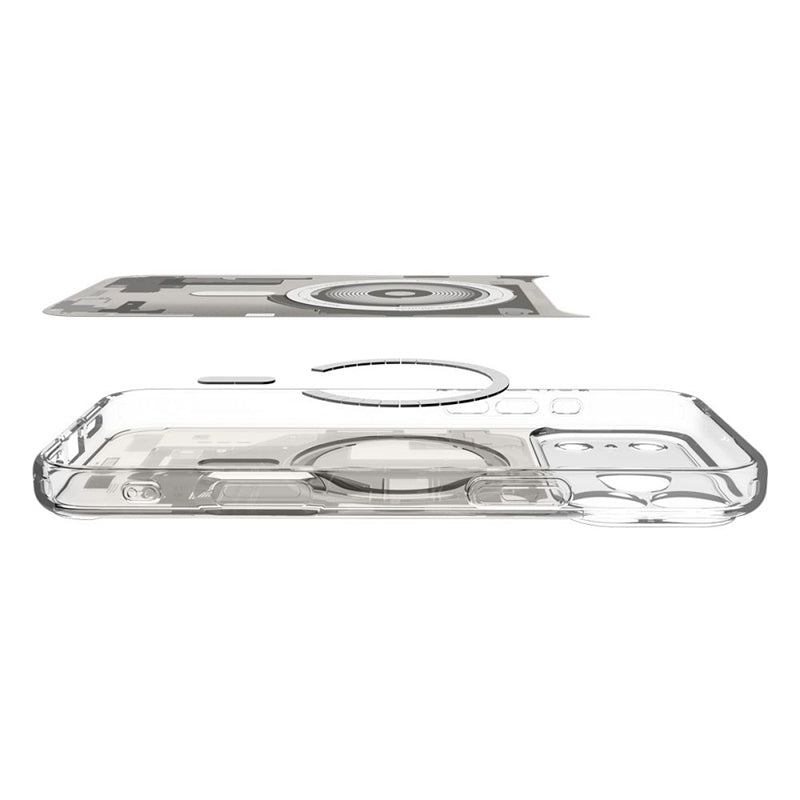 Spigen Ultra Hybrid Mag MagSafe - Dėklas iPhone 17 Pro (Zero One Natūralus titanas)