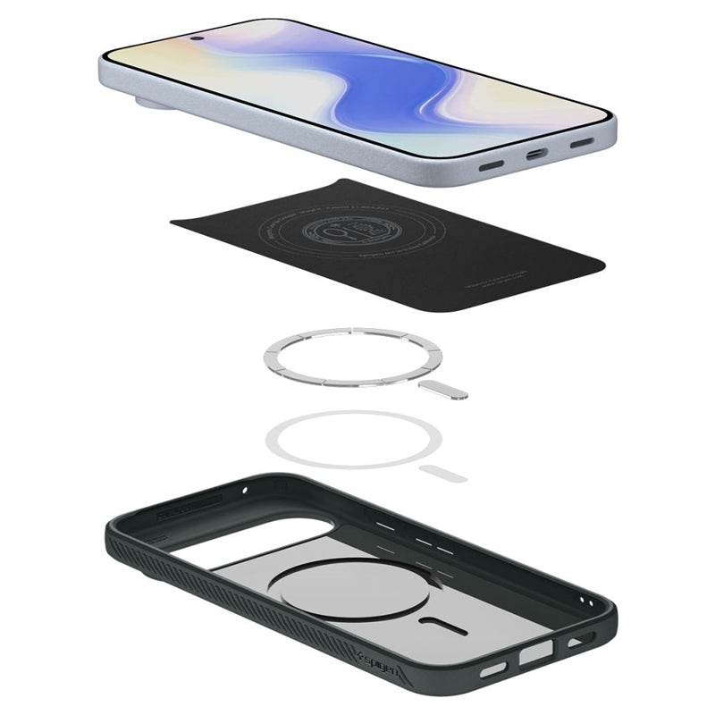 Spigen Liquid Air Mag MagSafe - Dėklas Google Pixel 10 Pro XL (Abyss Green)