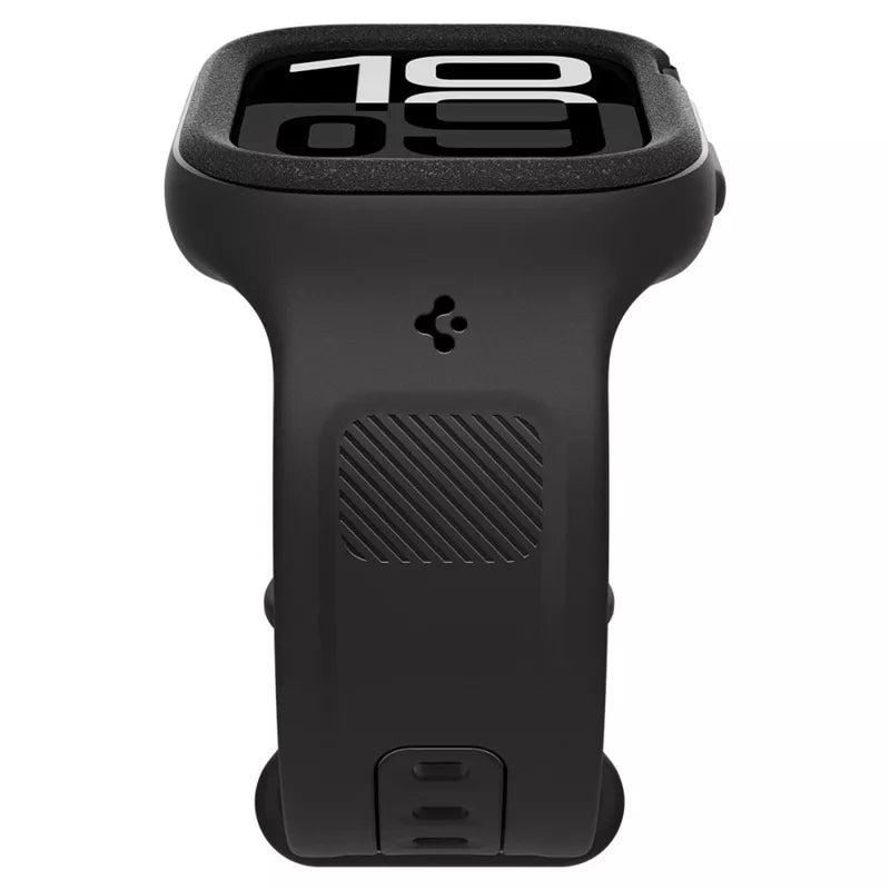 Spigen Vault Pro – Dirželis su dėklu, skirtas Apple Watch 10 42 mm (Matte Black)