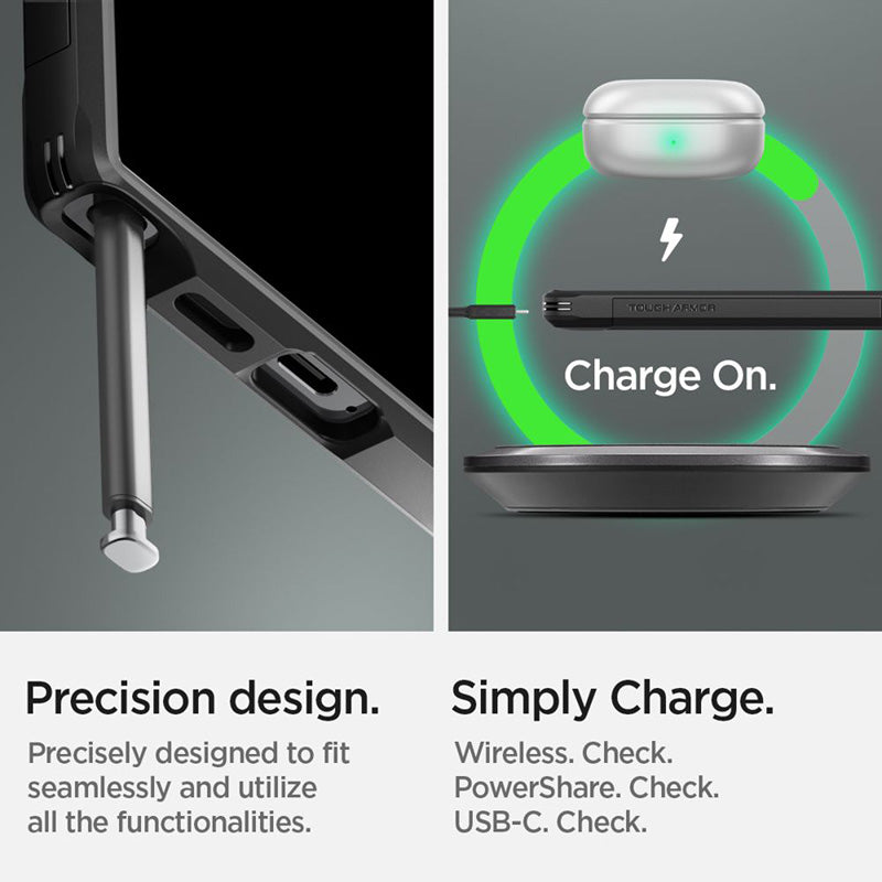 Spigen Tough Armor – dėklas Samsung Galaxy S24 Ultra (juodas)