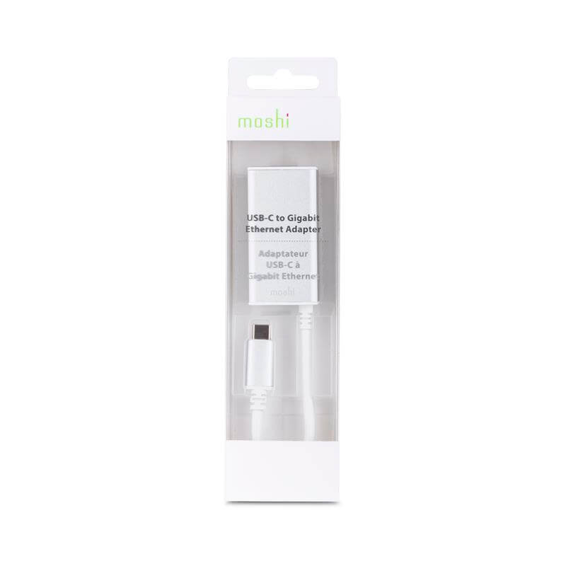 Moshi USB-C „Gigabit Ethernet“ adapteris (sidabrinis)