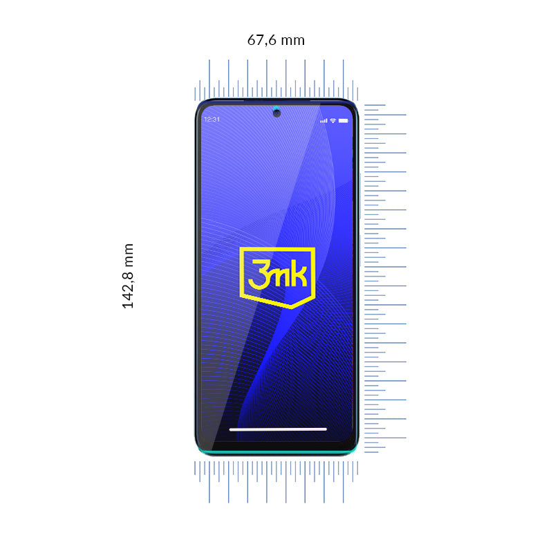 3mk FlexibleGlass – hibridinis stiklas skirtas Xiaomi Redmi Note 12s