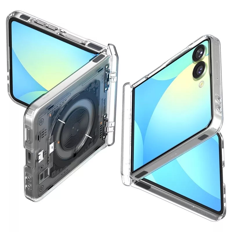 Spigen Ultra Hybrid Pro Mag MagSafe dėklas, skirtas Samsung Galaxy Z Flip 7 (Neo One)
