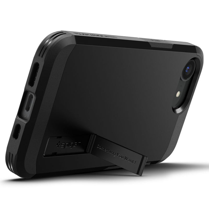 Spigen Tough Armor Mag dėklas MagSafe iPhone 17e / 16e (juodas)