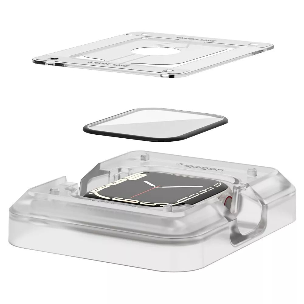 Spigen Proflex EZ FIT 2 pakuotės – ekrano apsauga skirta Apple Watch 8 / 7 45 mm (2 vnt.)