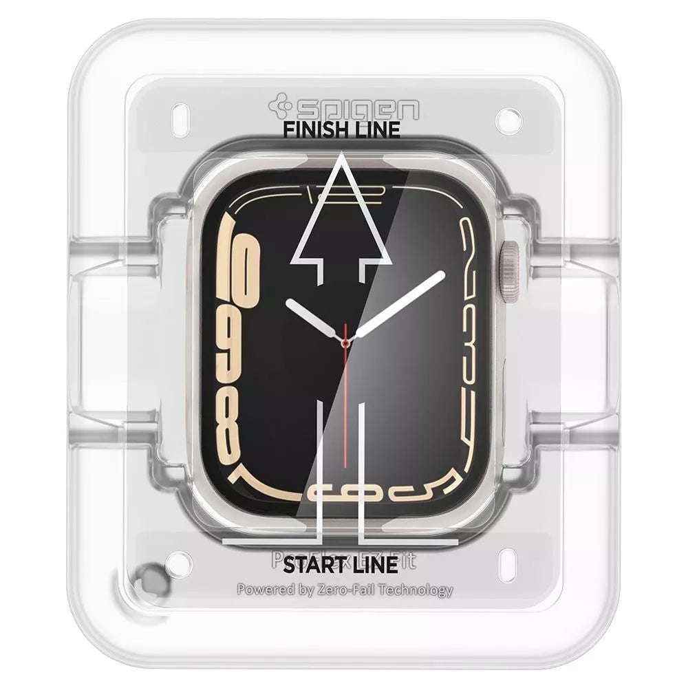 Spigen Proflex EZ FIT 2 pakuotės – ekrano apsauga skirta Apple Watch 8 / 7 45 mm (2 vnt.)