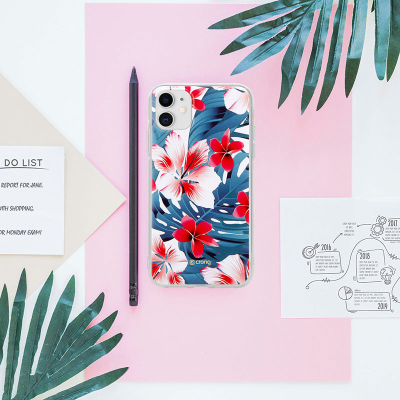 Crong gėlės dėklas – iPhone 11 dėklas (raštas 03)