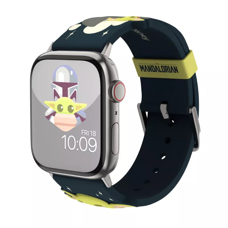 „Žvaigždžių karai“ apyrankė, skirta „Apple Watch“ 38/40/41/42/44/45/49 mm (Mandaloras Grogu naudoja jėgą 3D)