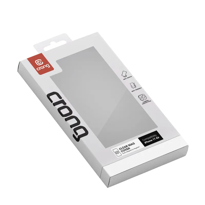 Crong Clear MAG Cover - MagSafe iPhone Air dėklas (Skaidrus)