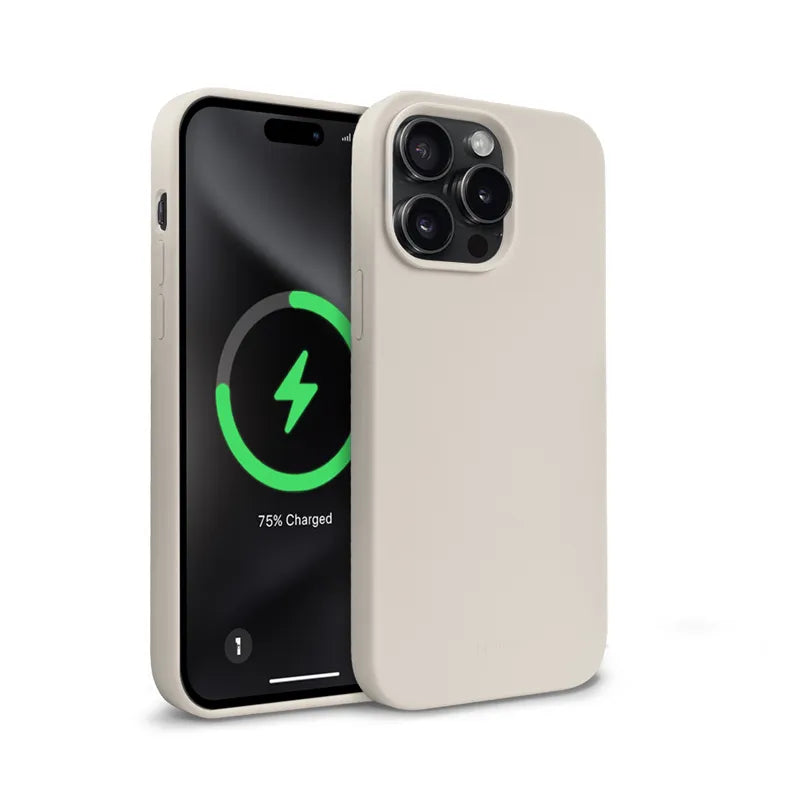 Crong Color Cover Magnetic - iPhone 15 Pro Max MagSafe dėklas (Stone Beige)